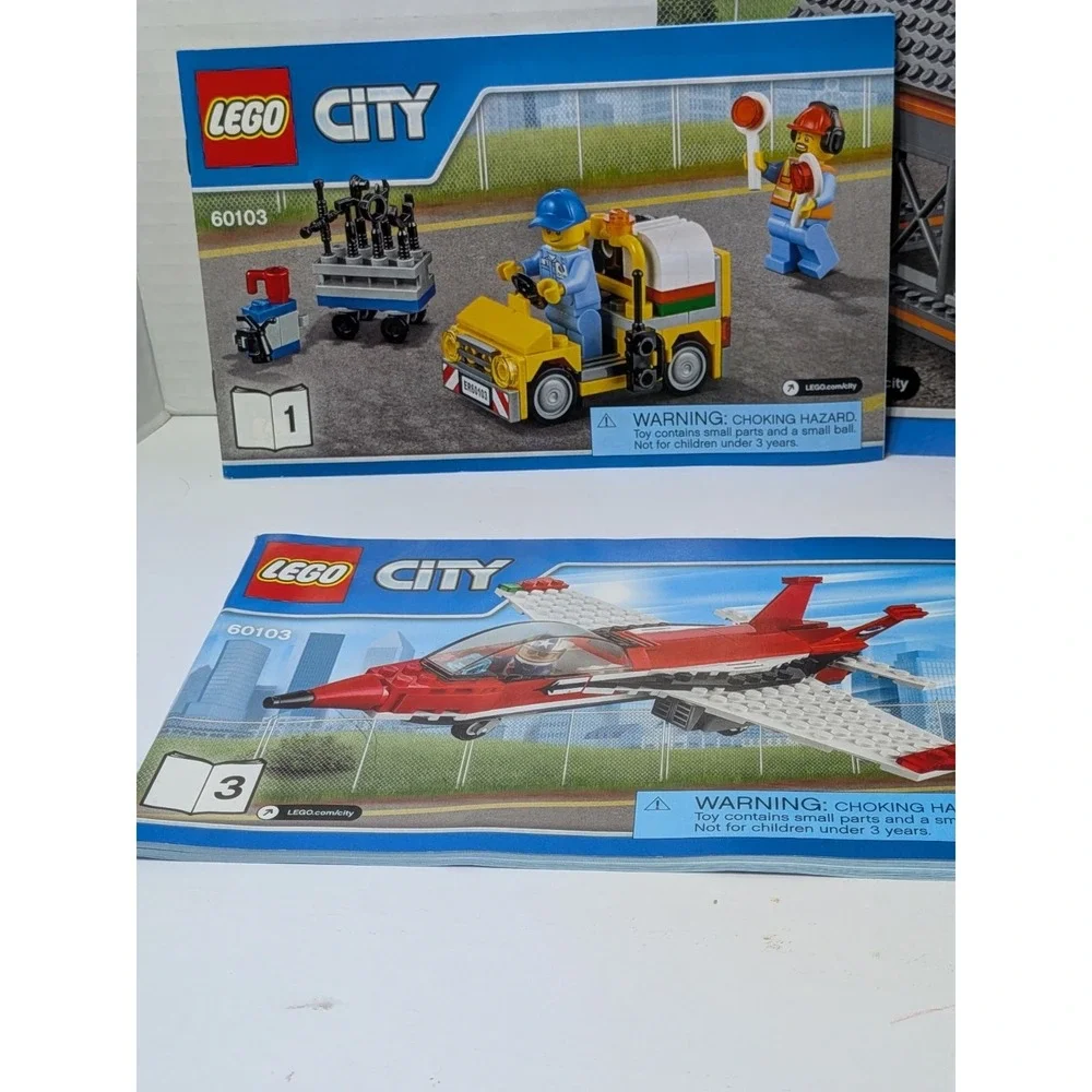 LEGO CITY: Airport Air Show (60103) Manuals Only 1-5 Fast Shipping